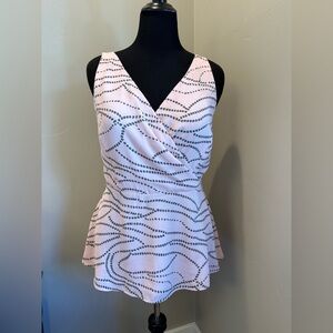 CAbi Sofia Blush Pink Women's Top Large